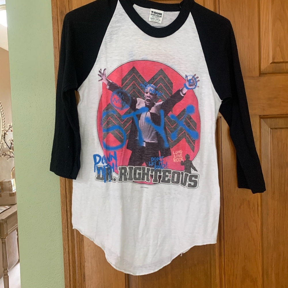 Styx “Dr. Righteous “ 1983 Original concert tour shirt.